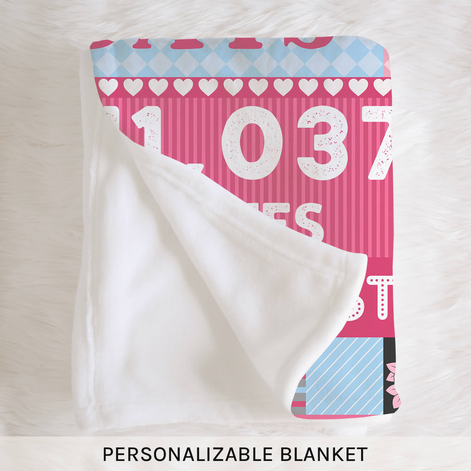 You Have Been Loved For 21 Years - Personalized 21st Birthday gift For 21 Year Old Girl - Custom Blanket - MyMindfulGifts