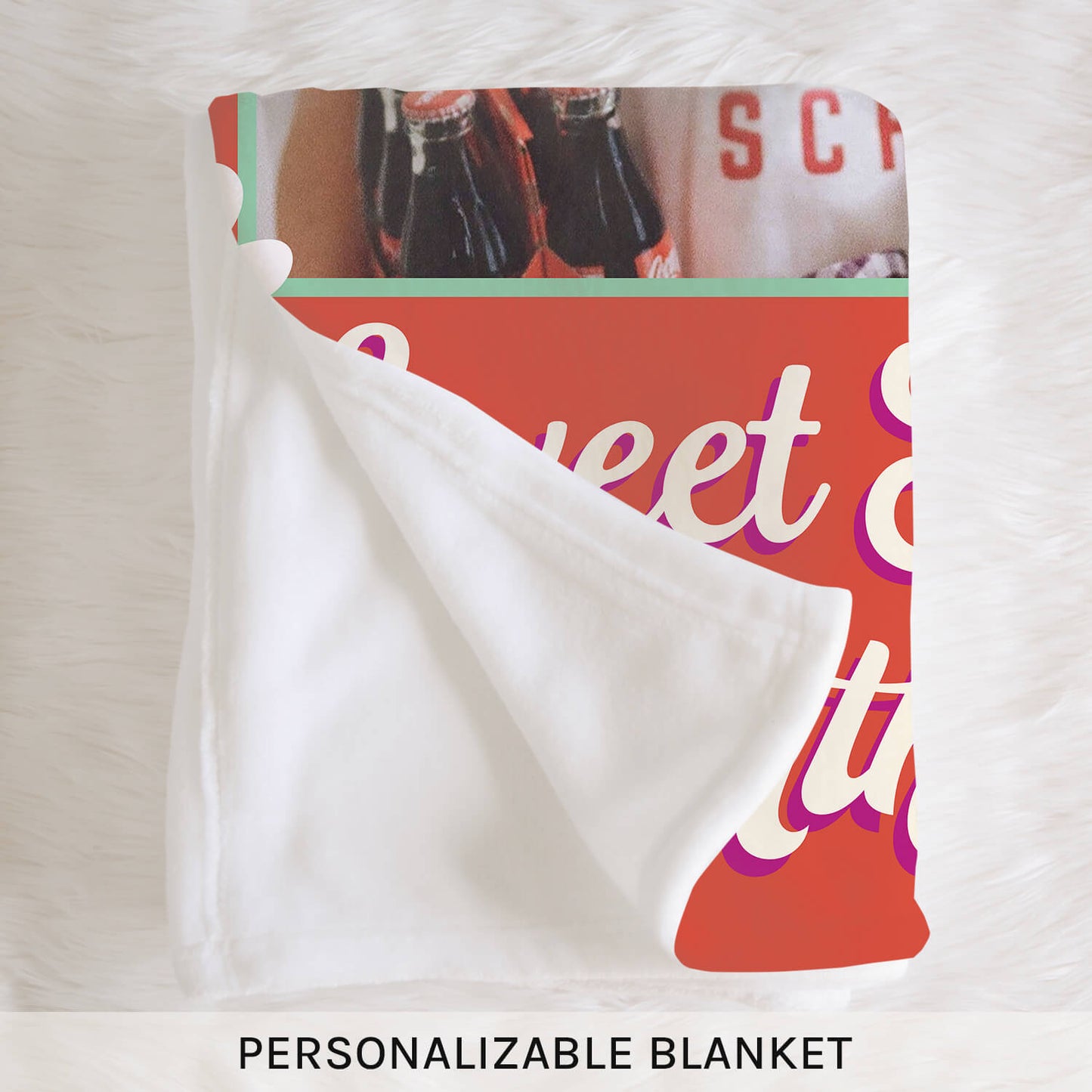 Sweet Sixteen - Personalized 16th Birthday gift For 16 Year Old Girl - Custom Blanket - MyMindfulGifts