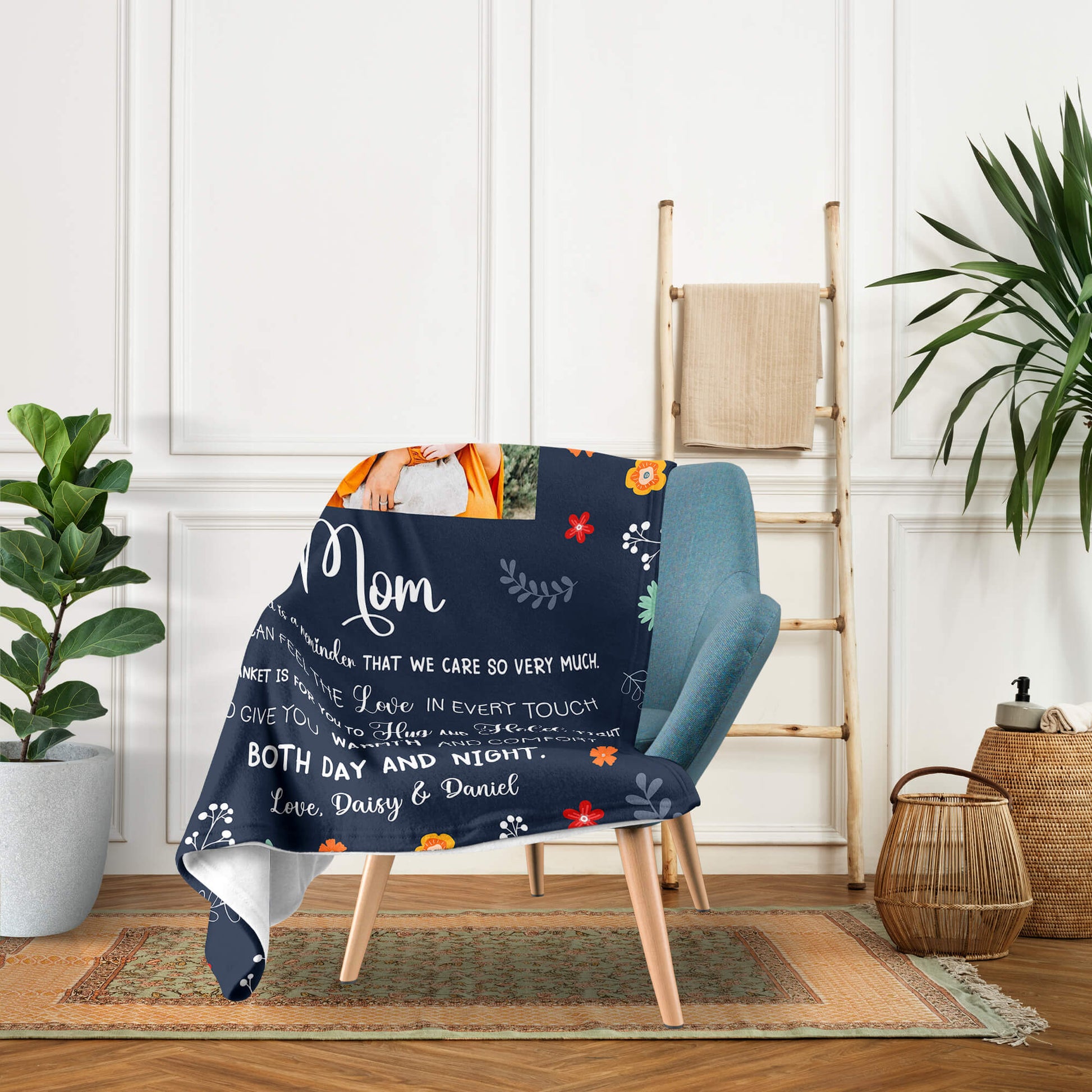 This Blanket Is For You - Personalized  gift For Mom - Custom Blanket - MyMindfulGifts
