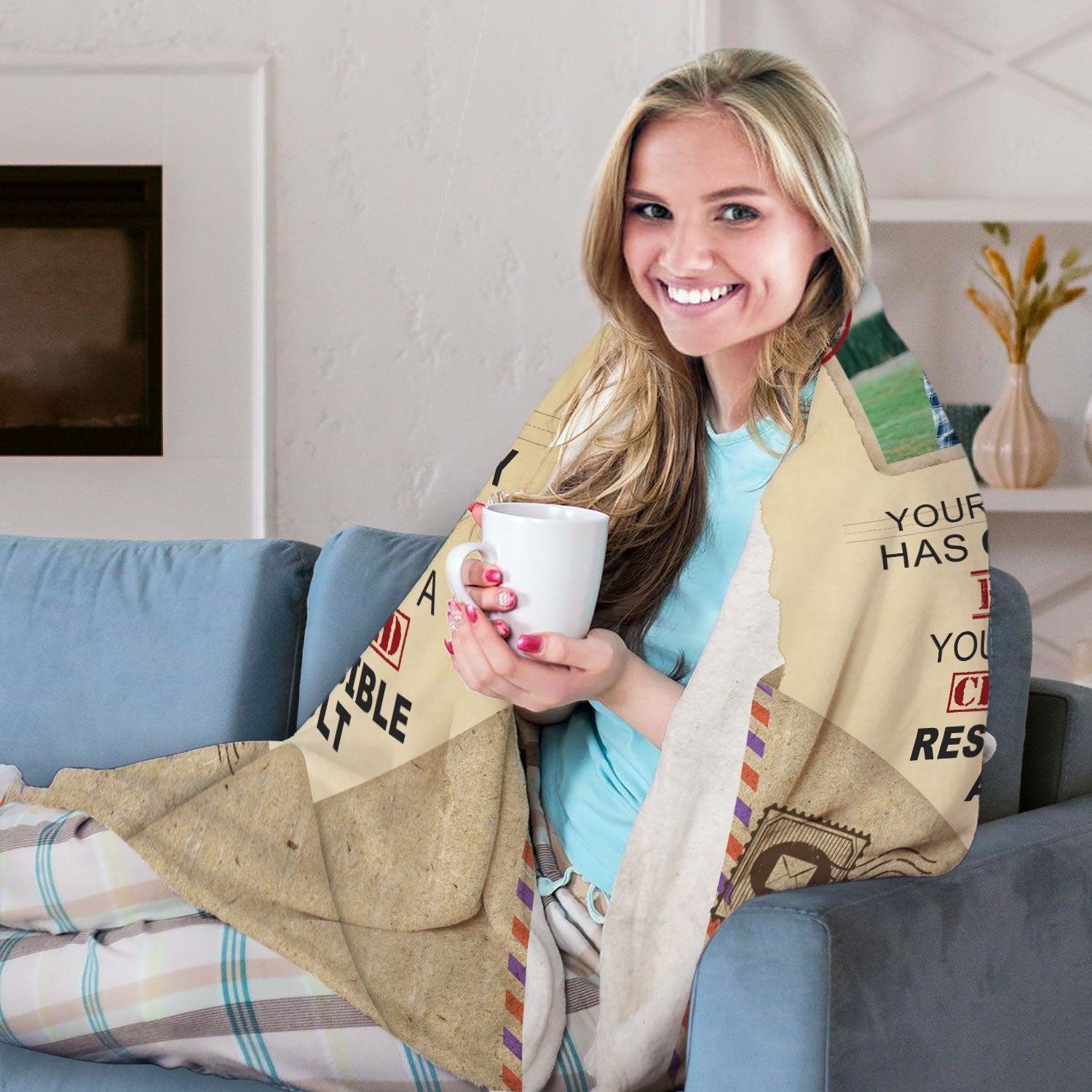 Your Childhood Has Officially Expired - Personalized  gift For 18 Year Old - Custom Blanket - MyMindfulGifts