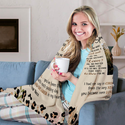 To My Special Aunt - Personalized  gift For Aunt - Custom Blanket - MyMindfulGifts