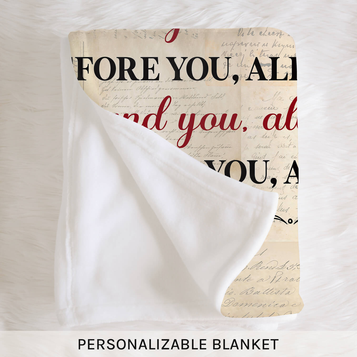 You Have Been Loved For 41 Years - Personalized 41st Birthday gift For 41 Year Old Women - Custom Blanket - MyMindfulGifts