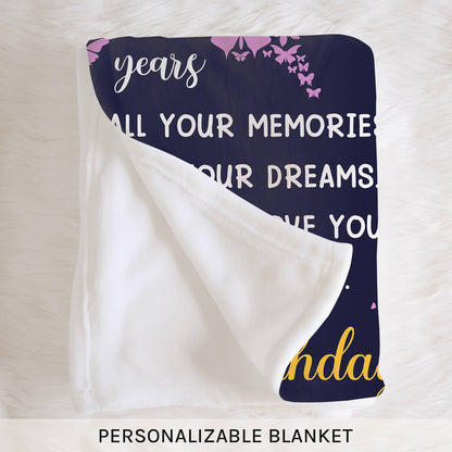 You Have Been Loved For 7 Years - Personalized 7th Birthday gift For 7 Year Old - Custom Blanket - MyMindfulGifts