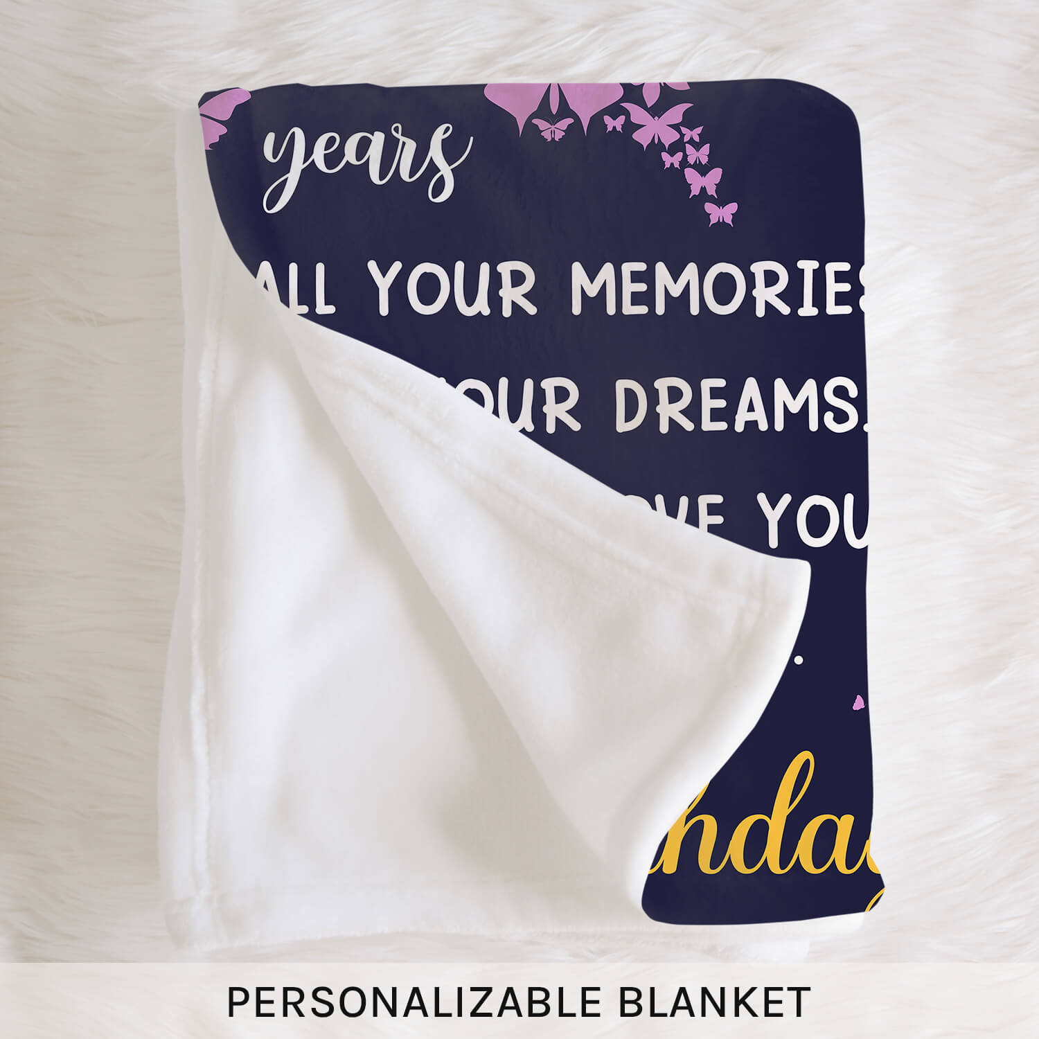 You Have Been Loved For 9 Years - Personalized 9th Birthday gift For 9 Year Old - Custom Blanket - MyMindfulGifts