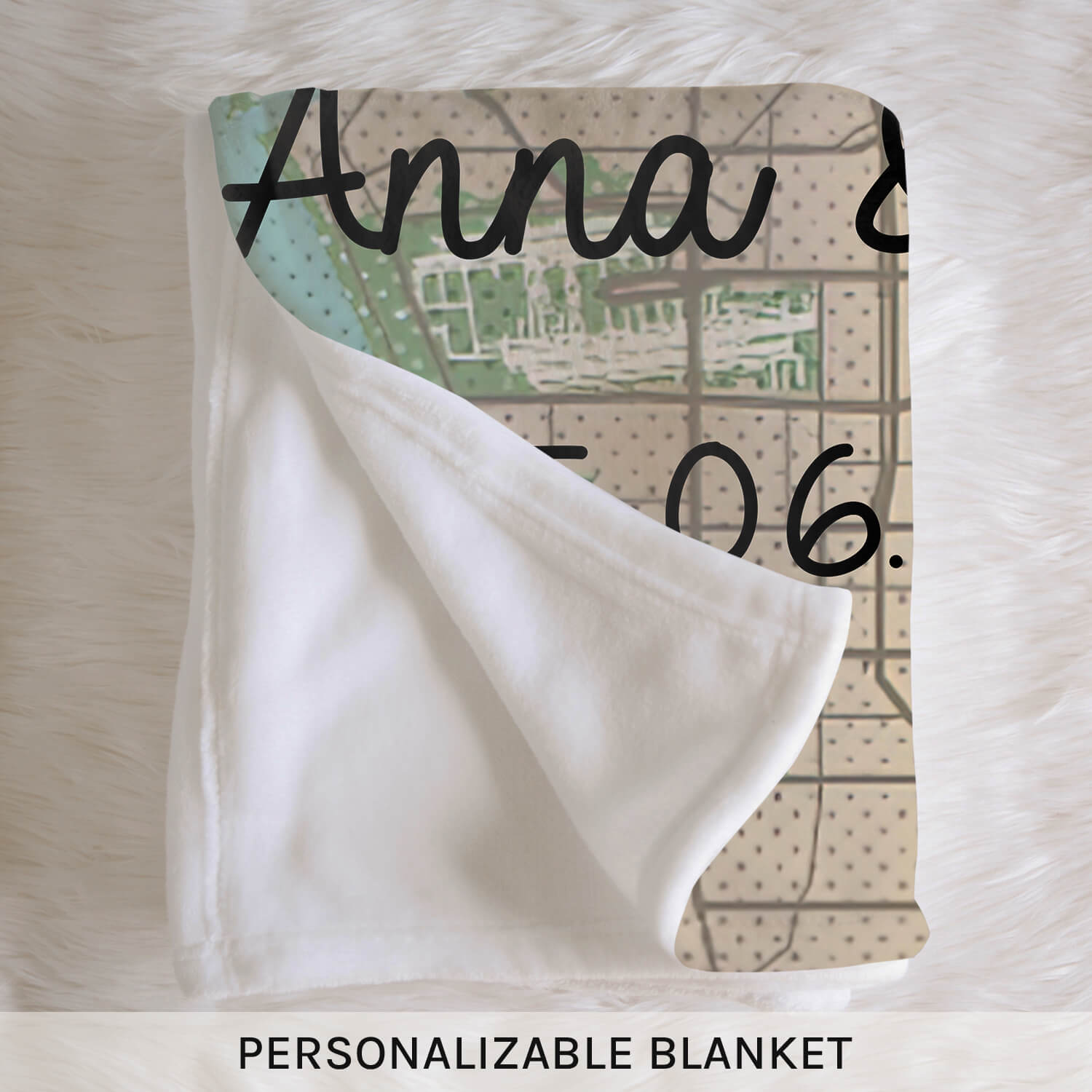 Where It All Began - Personalized Anniversary or Valentine's Day gift for Husband or Wife - Custom Blanket - MyMindfulGifts