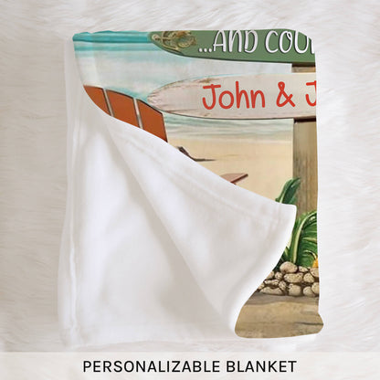 14 Years - Personalized 14 Year Anniversary gift For Husband or Wife - Custom Blanket - MyMindfulGifts