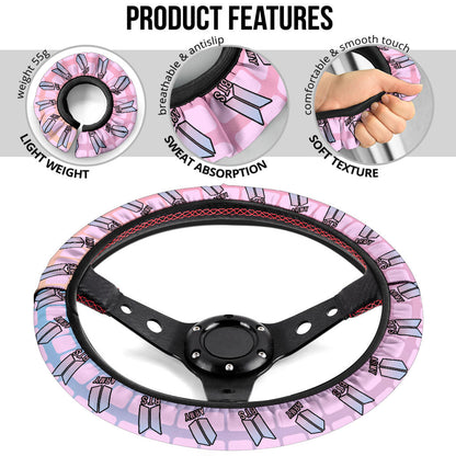BTS Army Logo Premium Custom Car Steering Wheel Cover