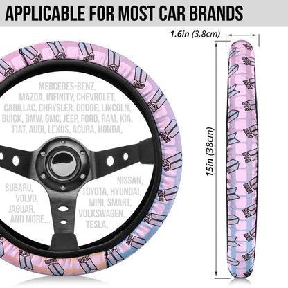 BTS Army Logo Premium Custom Car Steering Wheel Cover
