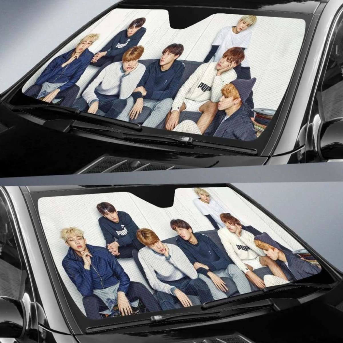 BTS Car Sun Shade 918b Universal Fit
