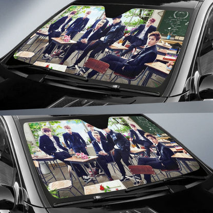 BTS In School Sun Shade amazing best gift ideas 2020 Universal Fit 174503