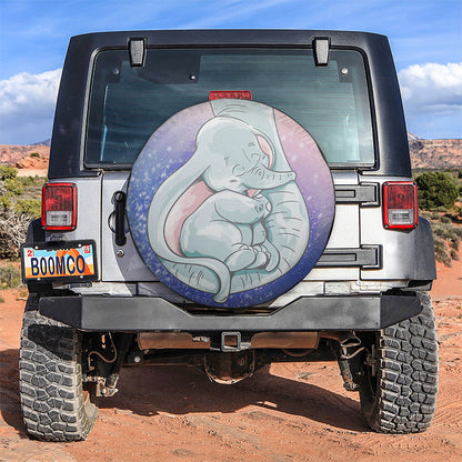 Baby Dumbo Elephant Cute Sleep Car Spare Tire Cover
