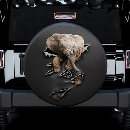 Baby Elephant Hanging Funny Car Spare Tire Cover