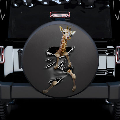 Baby Giraffe Car Spare Tire Cover