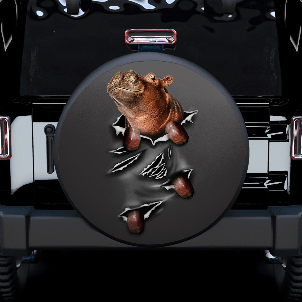 Baby Hippo Car Spare Tire Cover