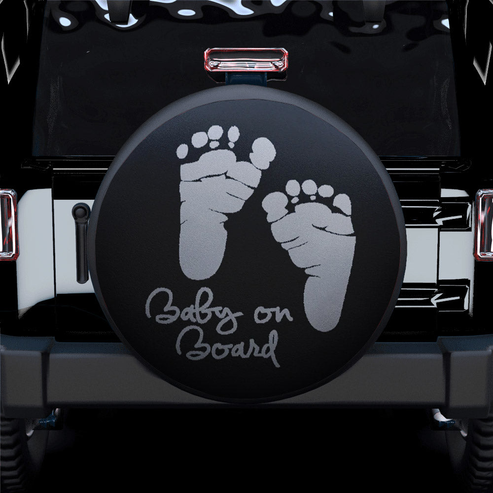 Baby On Board Car Spare Tire Cover