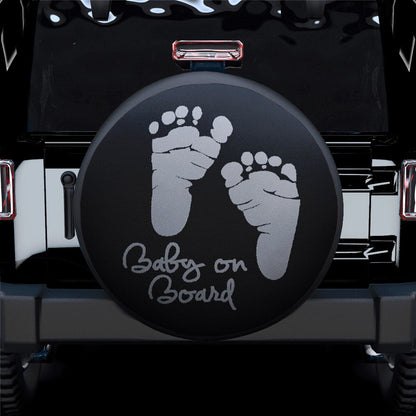 Baby On Board Car Spare Tire Cover