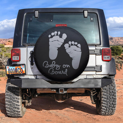 Baby On Board Car Spare Tire Cover