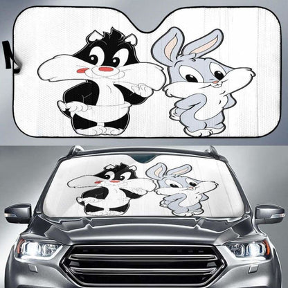 Baby Sylvester Baby Bugs Bunny Auto Sun Shades 918b Universal Fit