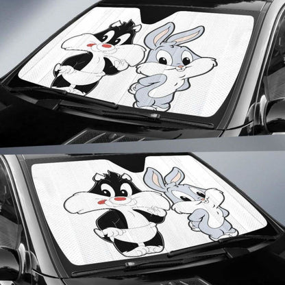 Baby Sylvester Baby Bugs Bunny Auto Sun Shades 918b Universal Fit