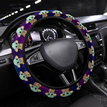 Baby Yoda 2022 Space Car Steering Wheel Cover