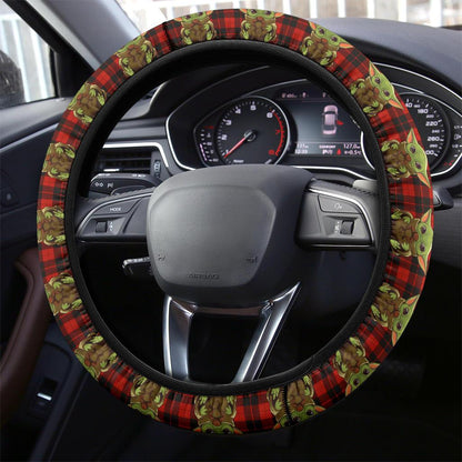 Baby Yoda 8 Space Car Steering Wheel Cover