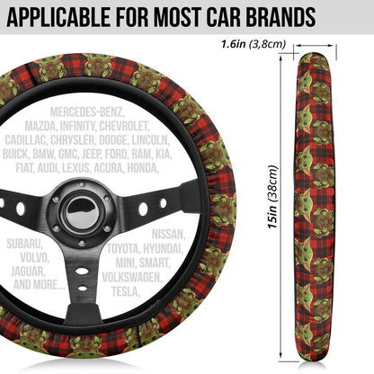 Baby Yoda 8 Space Car Steering Wheel Cover
