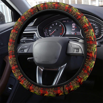 Baby Yoda 9 Space Car Steering Wheel Cover