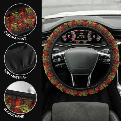 Baby Yoda 9 Space Car Steering Wheel Cover