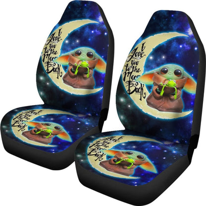 Baby Yoda Cute Art Car Seat Covers Cartoon Fan Gift H041420 Universal Fit 084218
