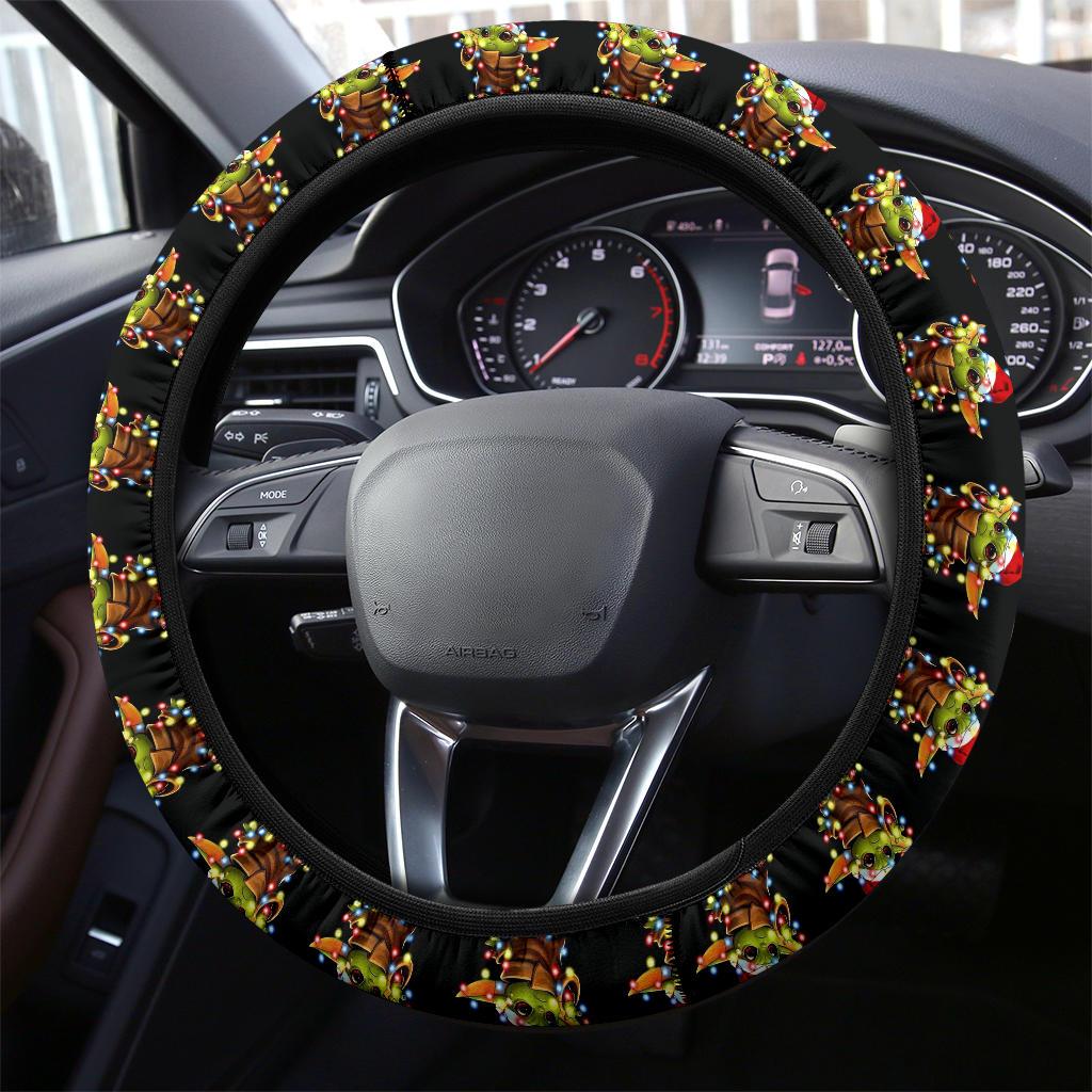 Baby Yoda Cute Car Steering Wheel Cover