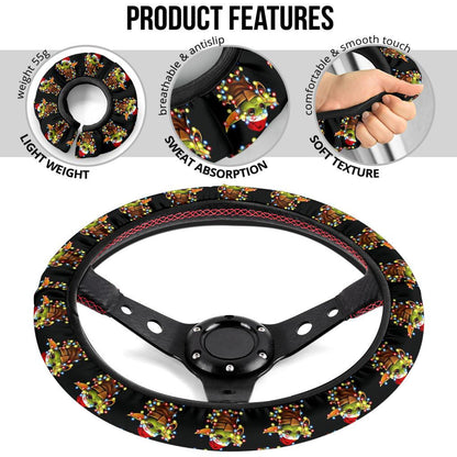 Baby Yoda Cute Car Steering Wheel Cover