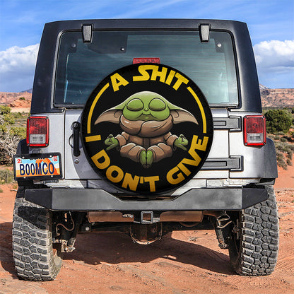 Baby Yoda Dont Give A Sh Car Spare Tire Cover