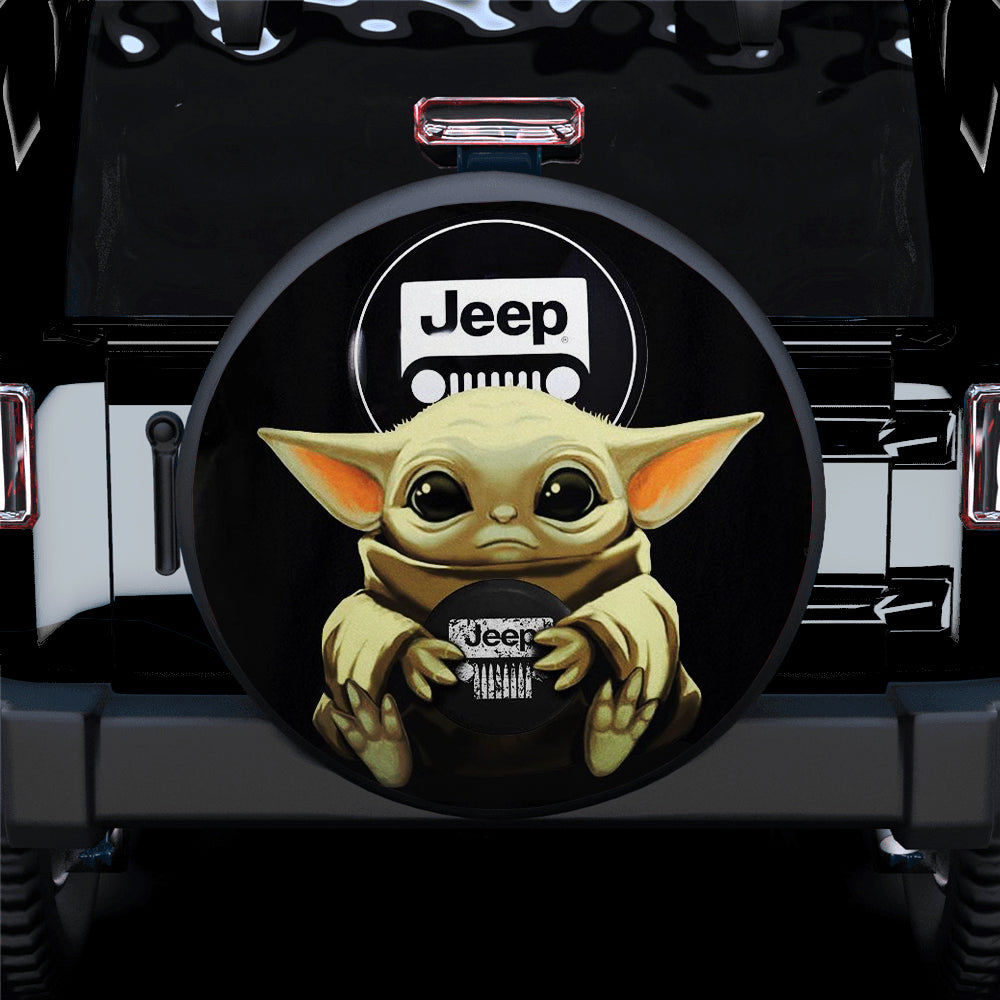 Baby Yoda Jeep Car Spare Tire Cover