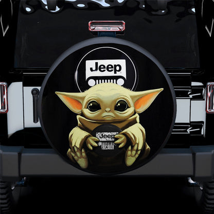 Baby Yoda Jeep Car Spare Tire Cover