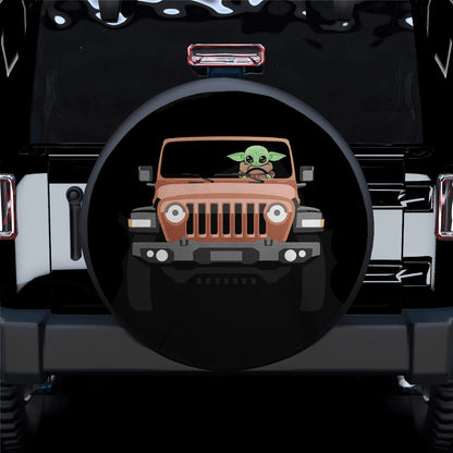 Baby Yoda Jeep Car Spare Tire Cover