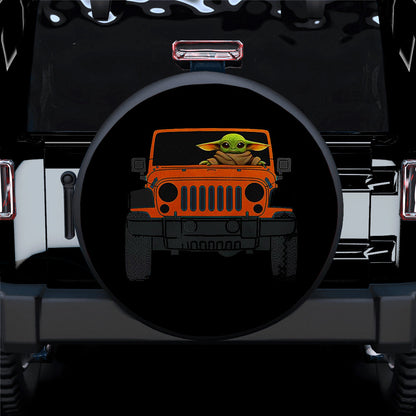 Baby Yoda Jeep Drive Car Spare Tire Cover