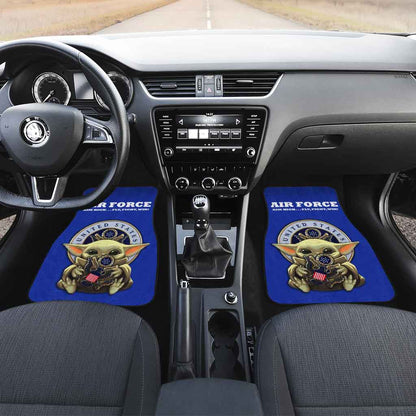 Baby Yoda US Air Force Car Floor Mats Custom Emblem Car Accessories