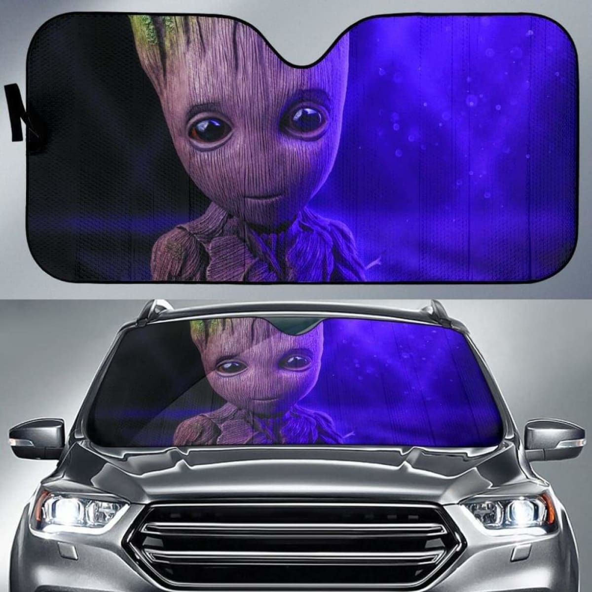 Baby groot auto sun shade 918b Universal Fit