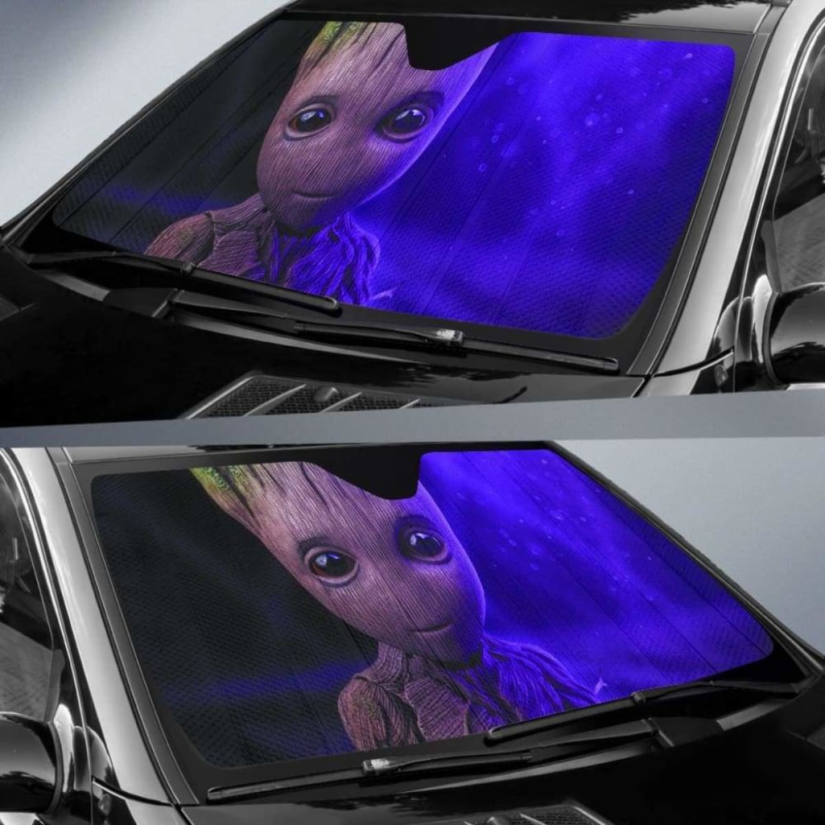 Baby groot auto sun shade 918b Universal Fit