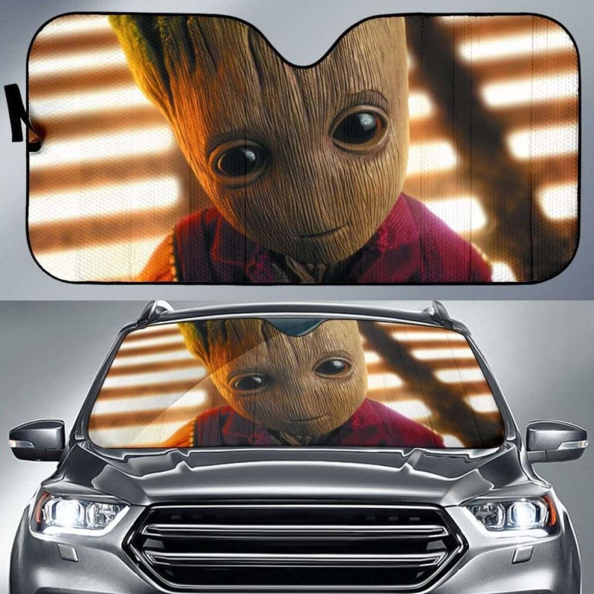Baby groot auto sun shades 918b Universal Fit