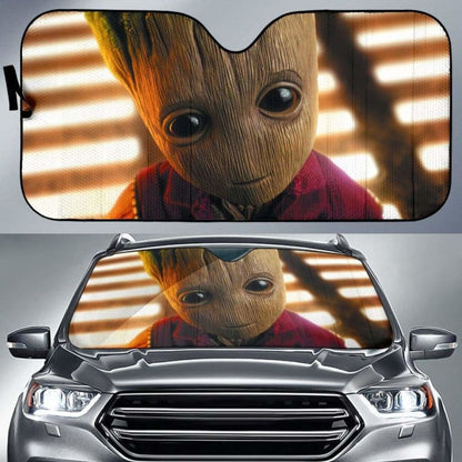 Baby groot auto sun shades 918b Universal Fit