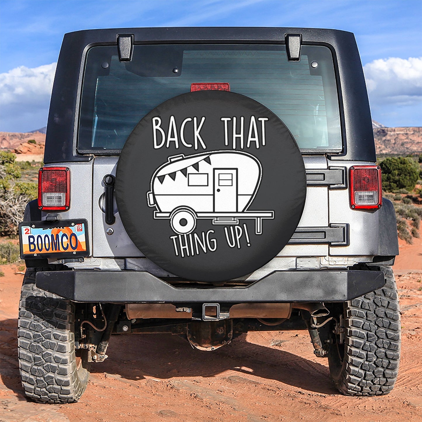 Back That Thing Up Camper Spare Tire Cover