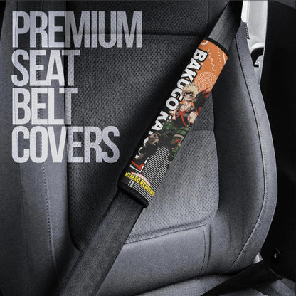 Bakugo Katsuki Anime Kacchan My Hero Academia Car Seat Belt Cover Custom Car Accessories