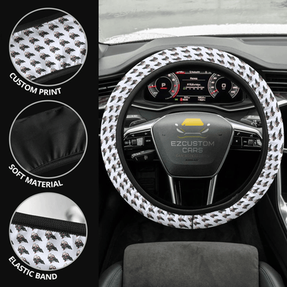 Bakugo Katsuki My Hero Academia Anime Steering Wheel Cover Anime Car Accessories