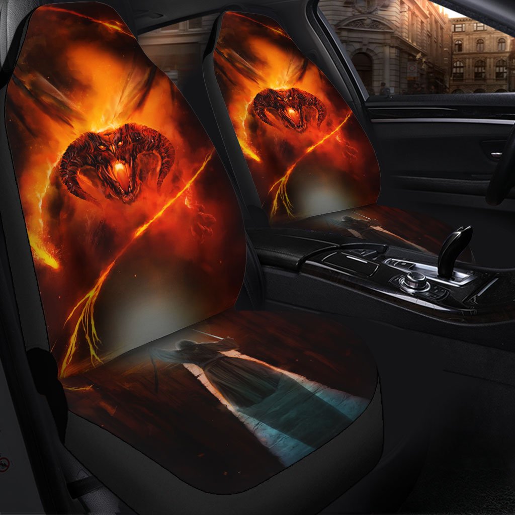 Balrog Vs Gandalf Figural Light Custom Premium Custom Car Seat Covers Decor Protector