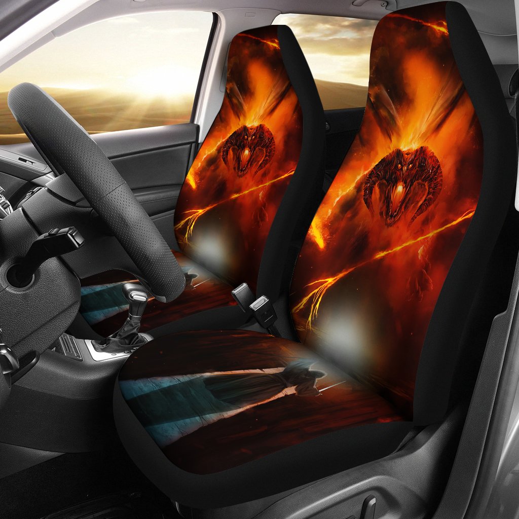 Balrog Vs Gandalf Figural Light Custom Premium Custom Car Seat Covers Decor Protector