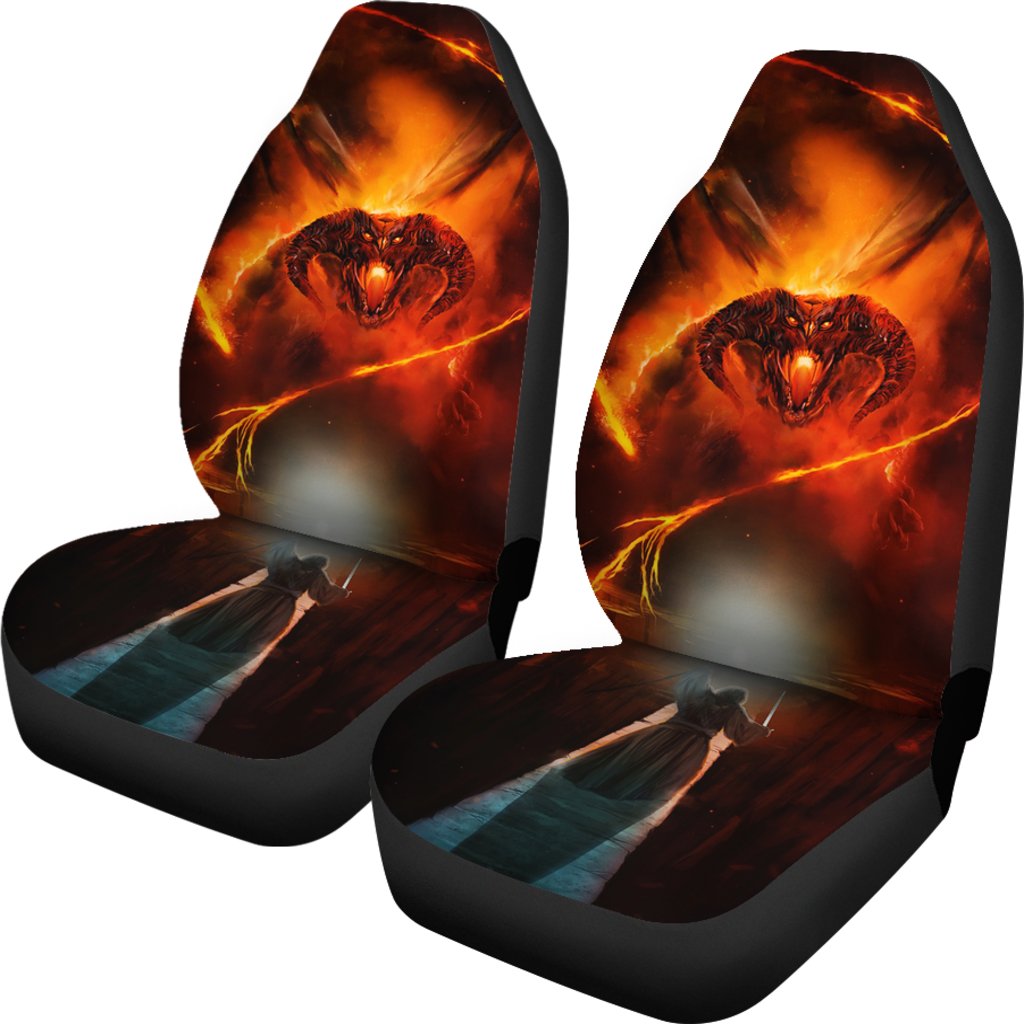 Balrog Vs Gandalf Figural Light Custom Premium Custom Car Seat Covers Decor Protector