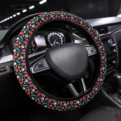 Baseball Stuff Fashion Premium Car Steering Wheel Cover