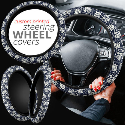 Baseball Team US Premium Car Steering Wheel Cover