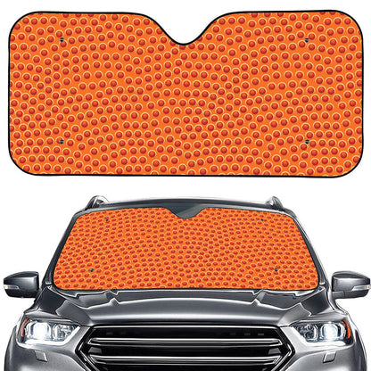 Basketball Bumps Print Car Windshield Sun Shade